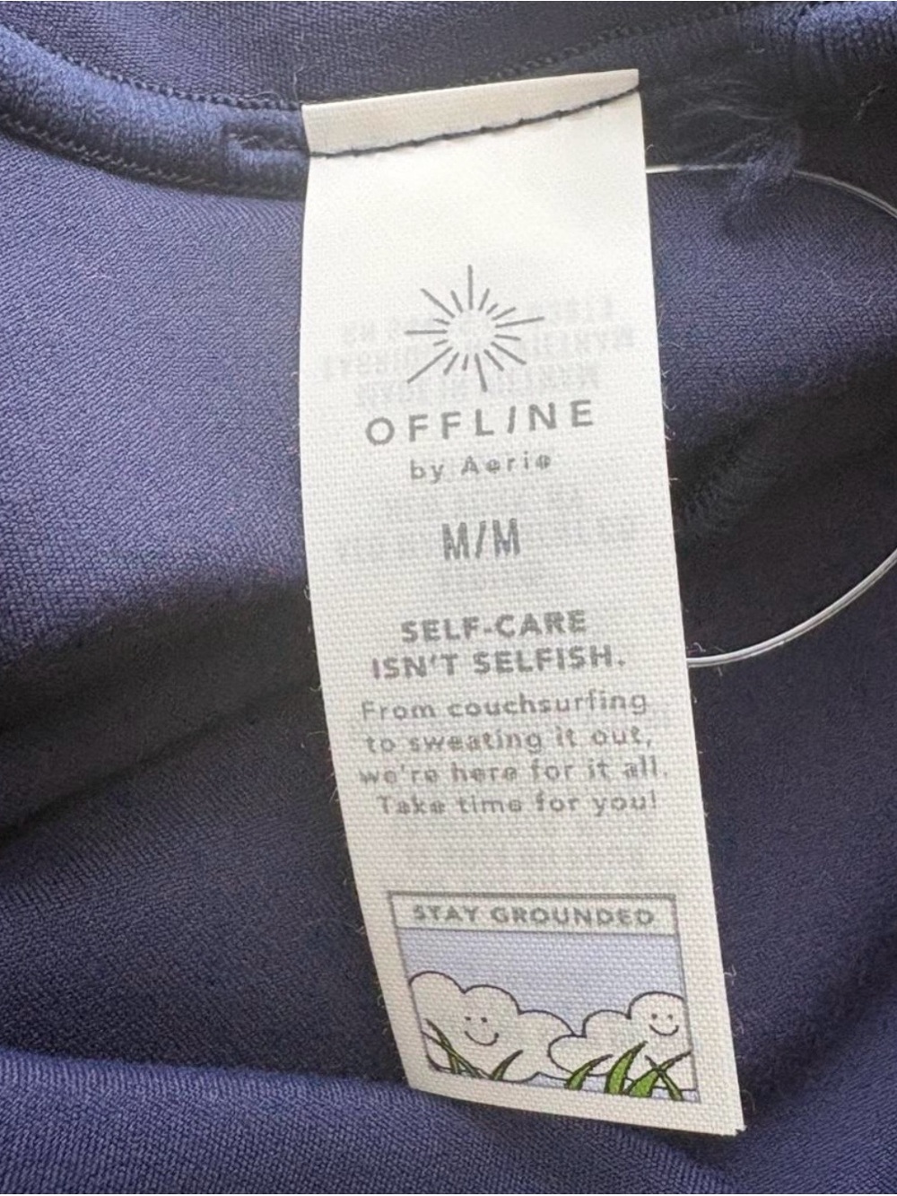 OFFLINE by Aerie Real Me Xtra High Rise 3” Bike Shorts Navy Medium - Picture 3 of 9